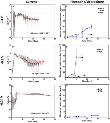 Electrochemical Potential Influences Phenazine Production, Electron Transfer and Consequently Electric Current Generation by Pseudomonas aeruginosa